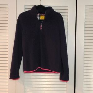 Prince & Fox Fleece quarter zip sweatshirt, navy blue Size Medium